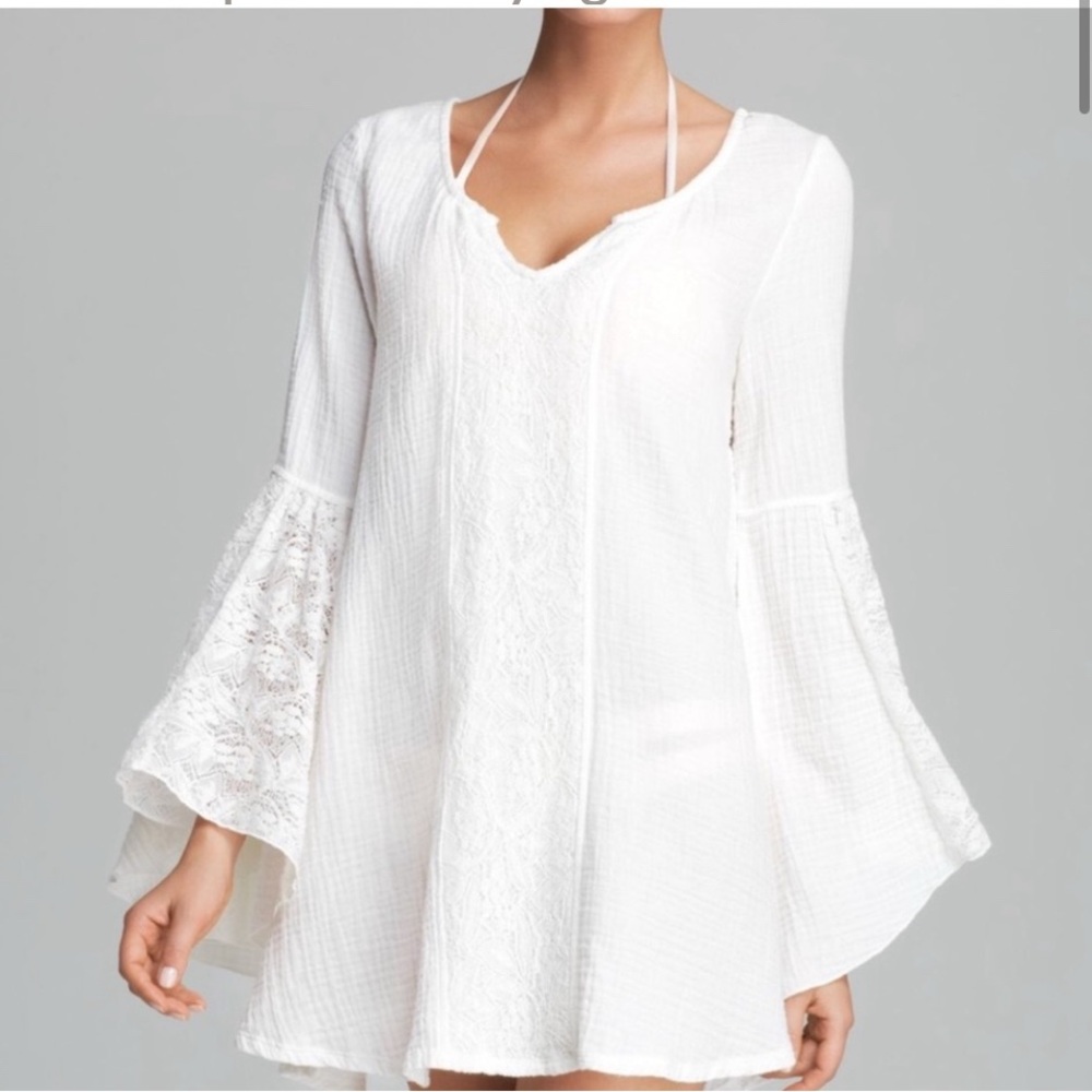 L*SPACE Boardwalk Coverup in White Sz S